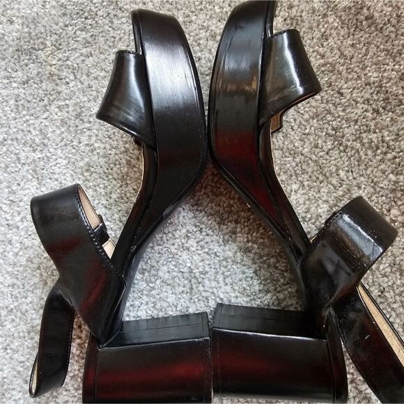 Prada Vintage Black Platform Strap Heels - Picture 10 of 12